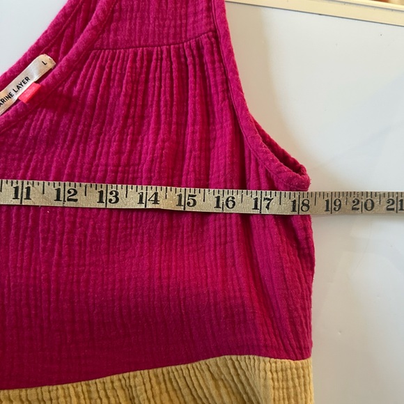 Marine Layer Corinne Rainbow Maxi Dress Size Large - Picture 10 of 12